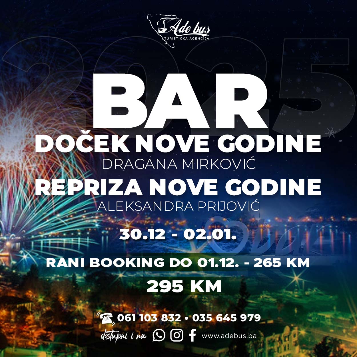 Nova godina 2025: BAR