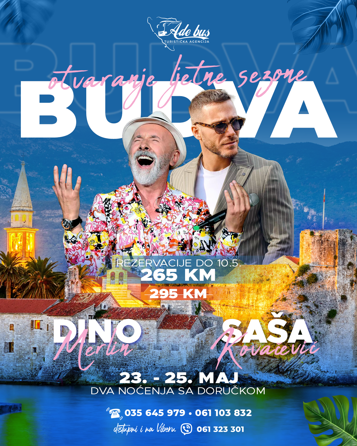 BUDVA | Dino Merlin & Saša Kovačević – otvaranje ljetne sezone