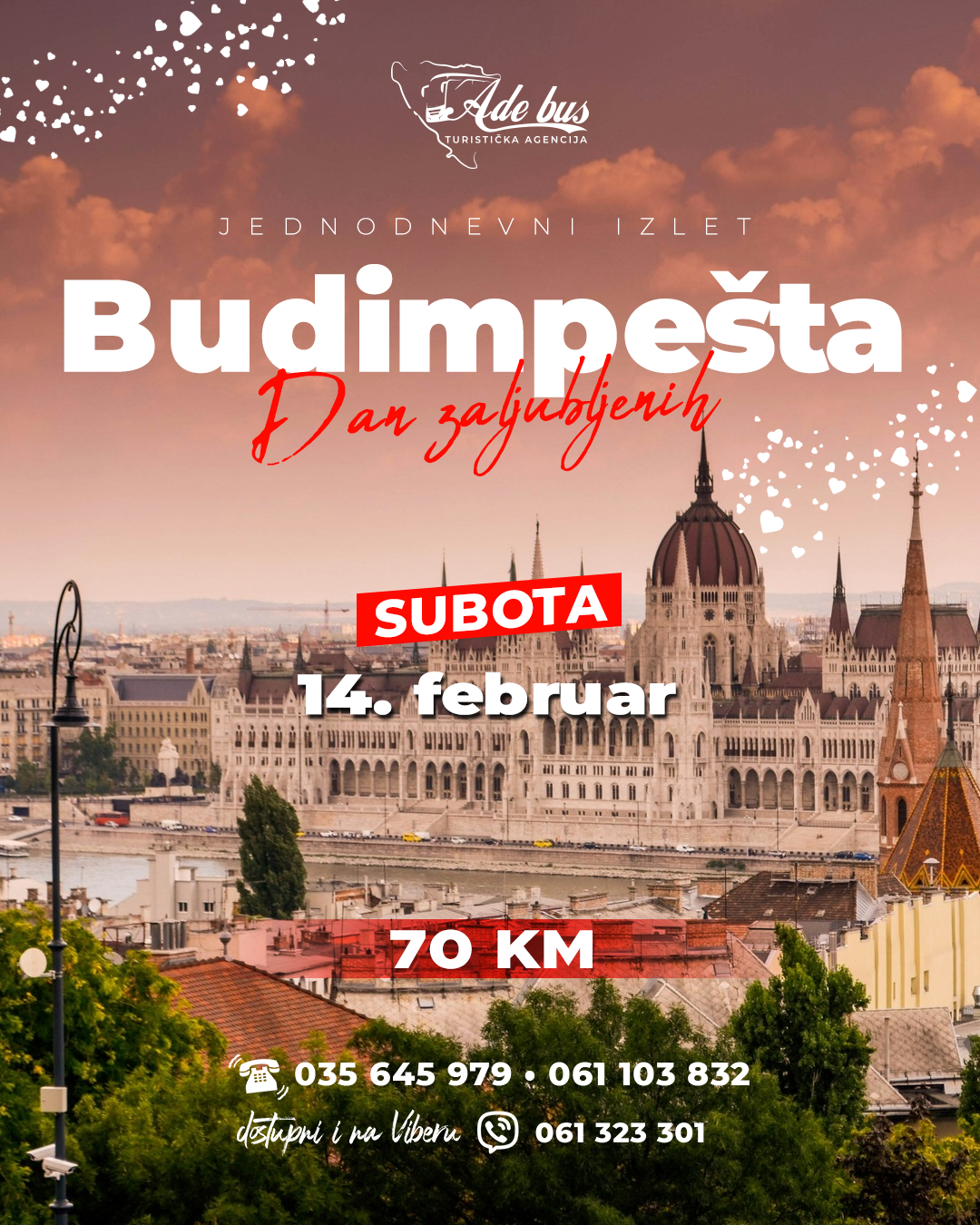 Dan zaljubljenih u Budimpešti | SUBOTA 14.02.2026.