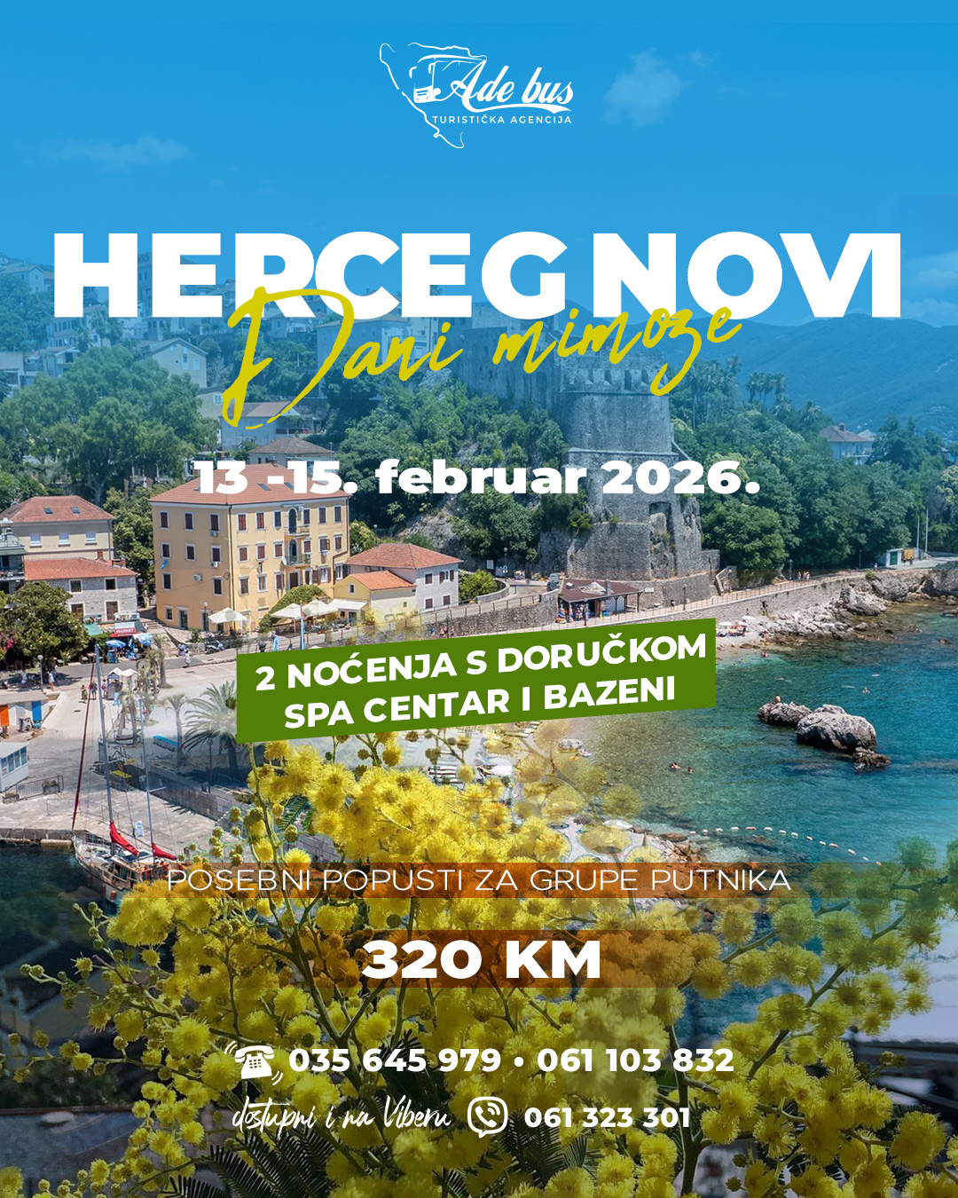 Dani mimoze 13.02.-.15.02 | HERCEG NOVI