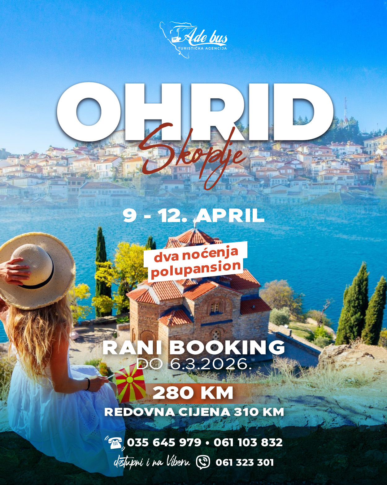 Vikend putovanje: Ohrid i Skolje