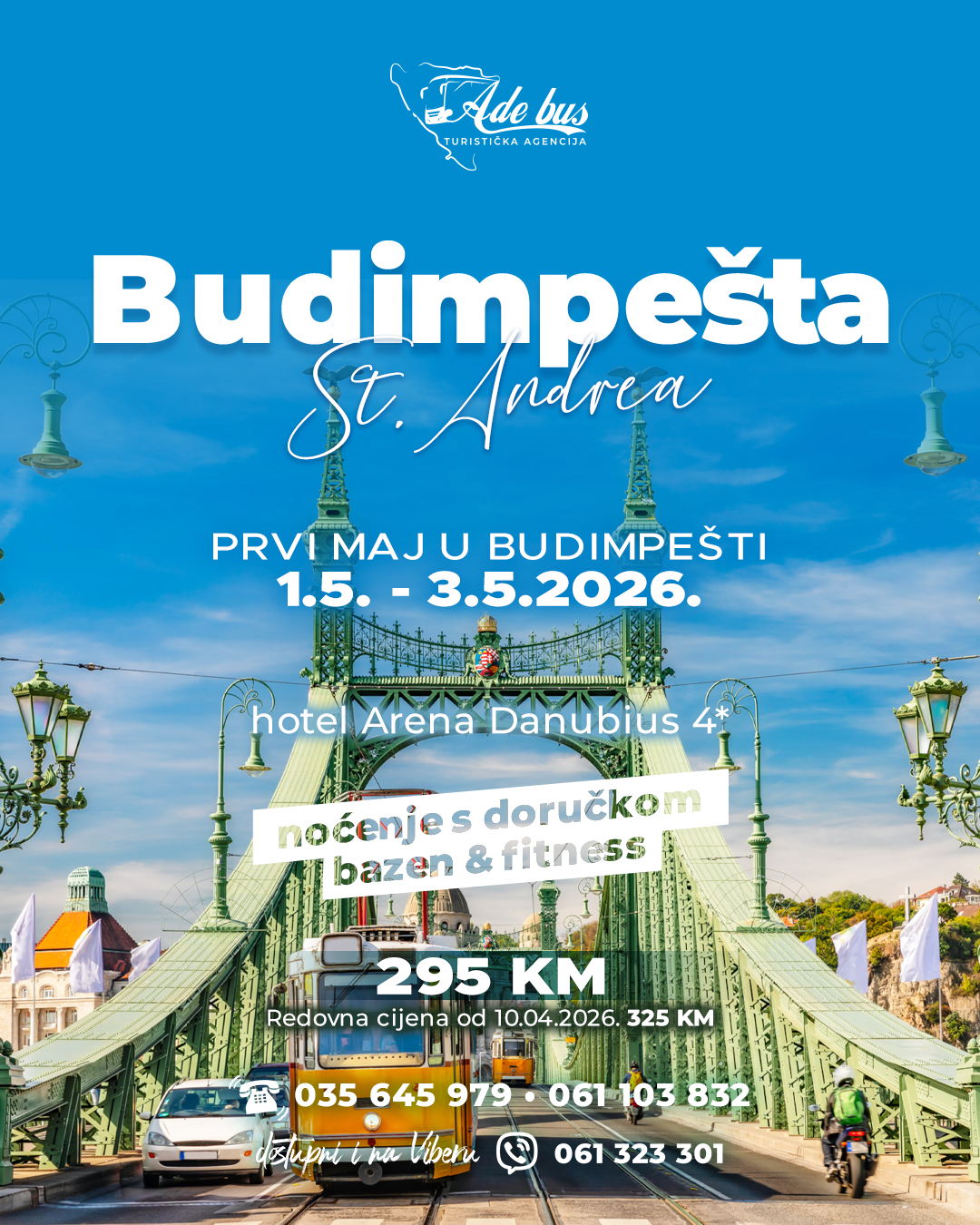 Prvi maj: Budimpešta i St. Andrea