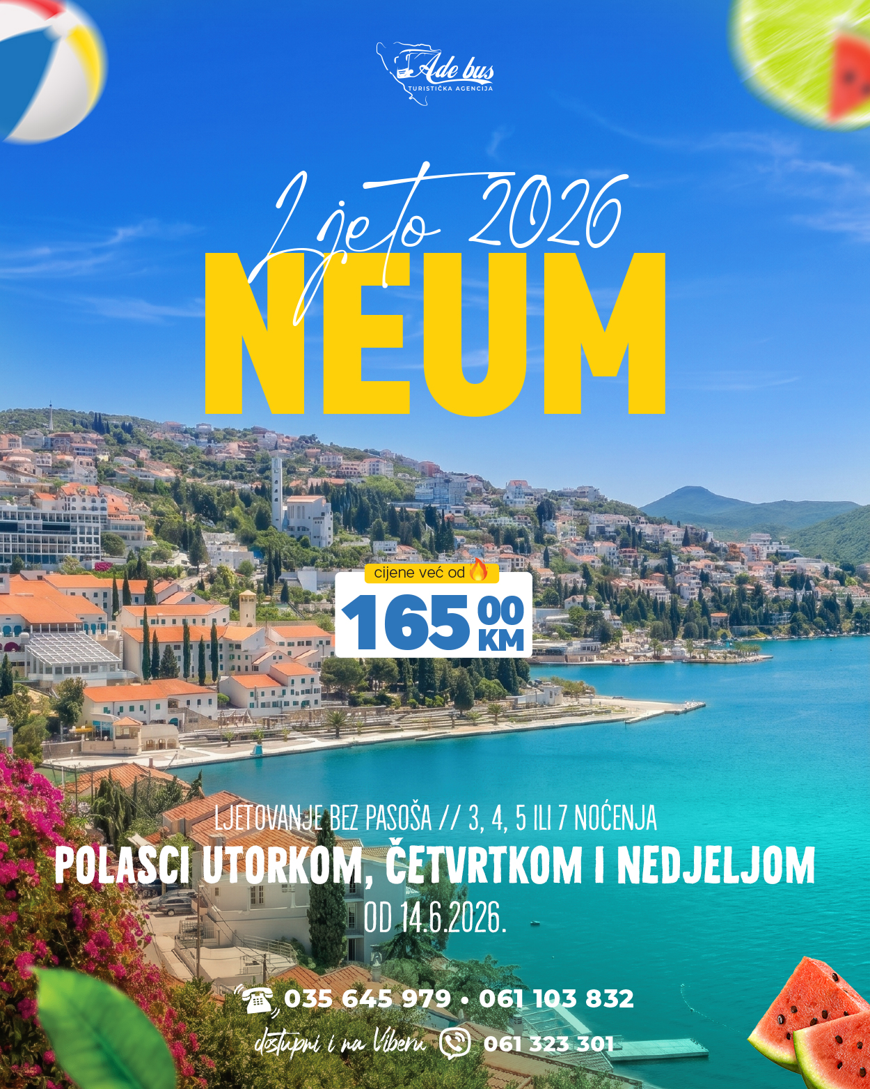 Ljeto 2026: Neum
