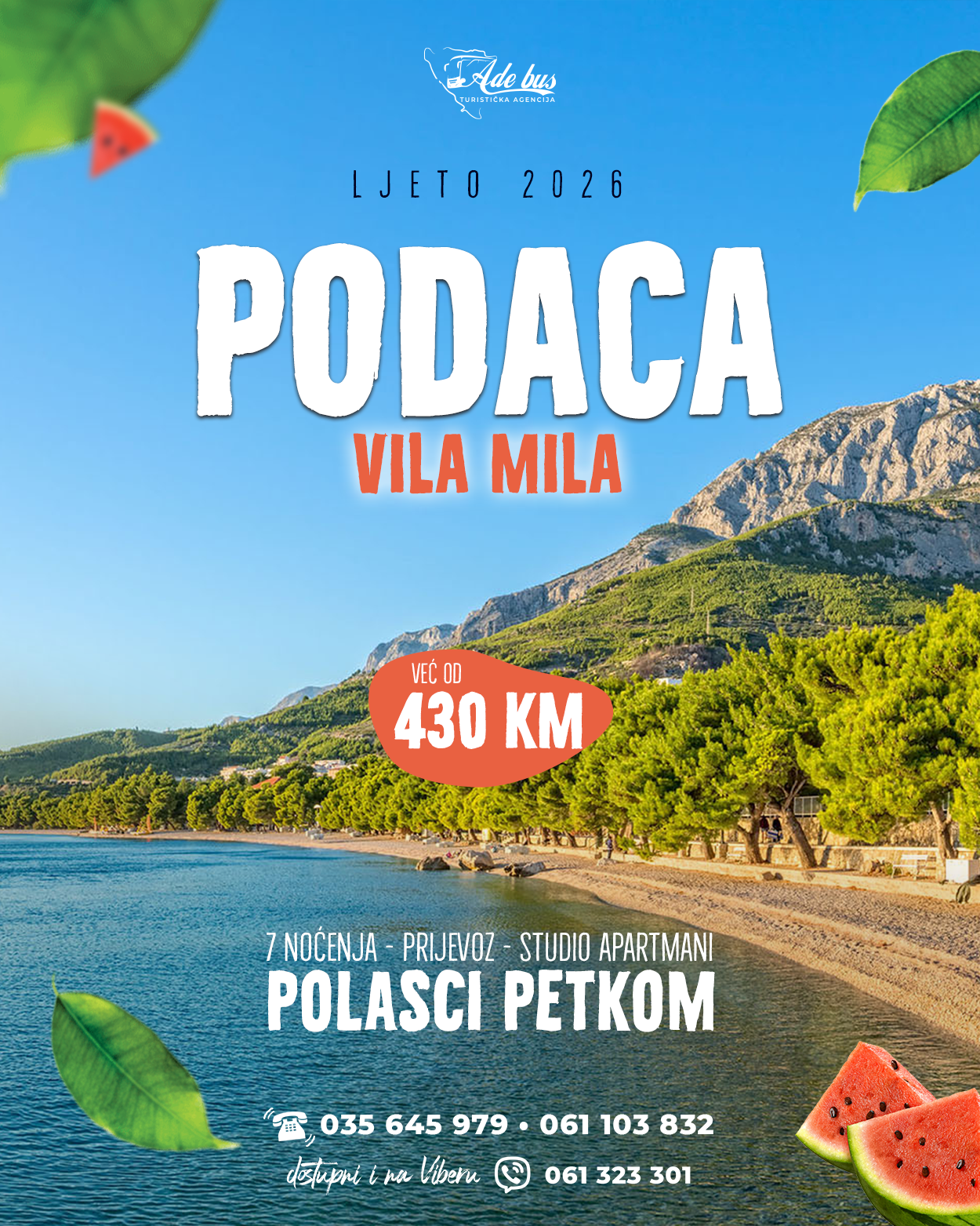 Ljeto 2026: Podaca – Vila Mila