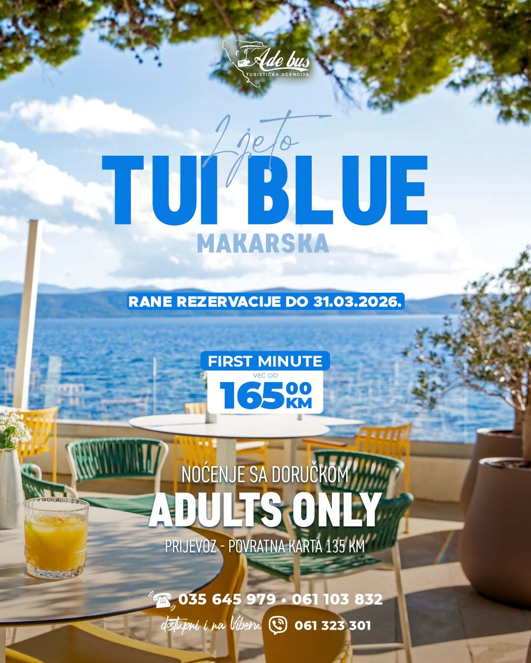 Ljeto 2026: TUI BLUE Igrane, Makarska