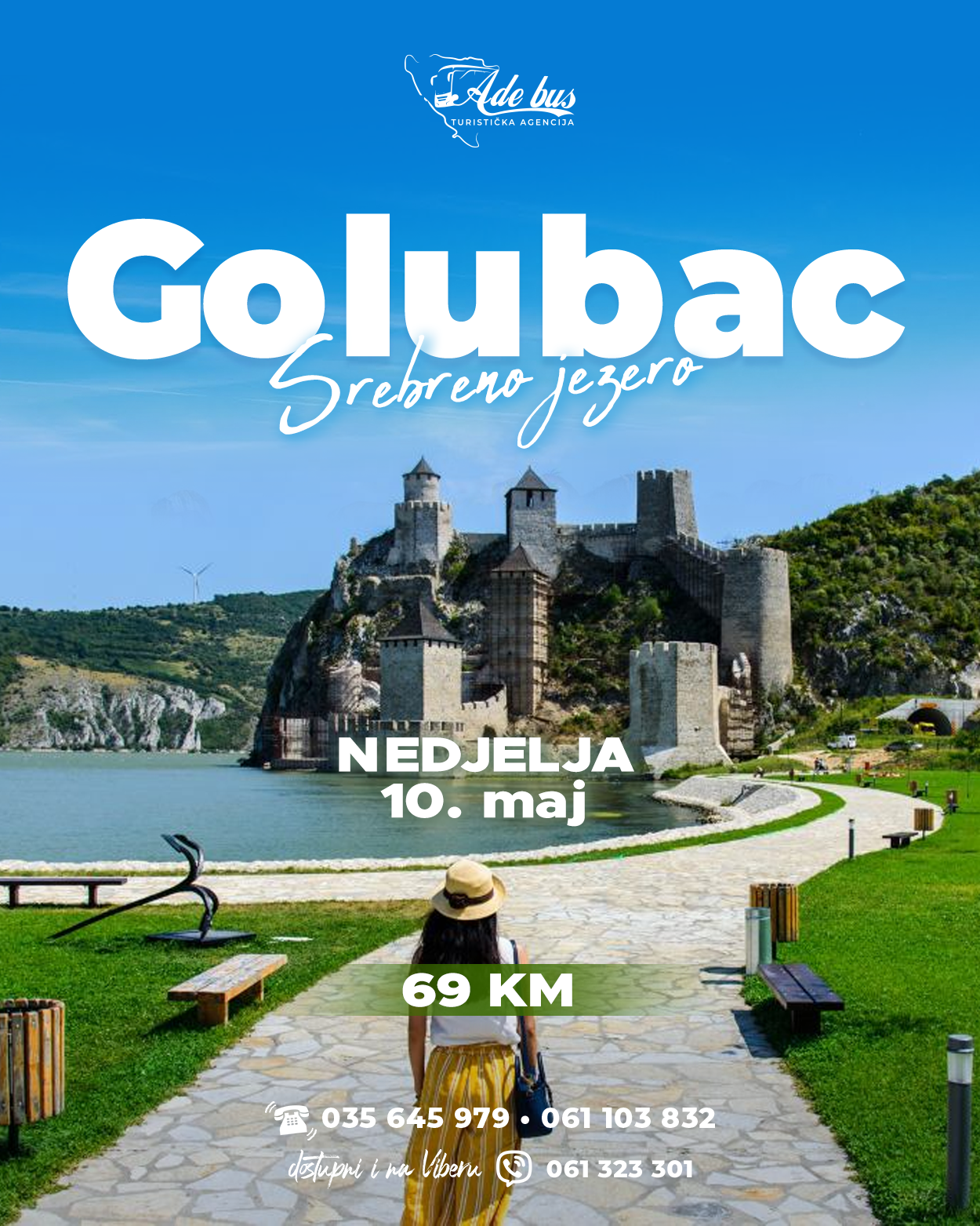 Jednodnevni izlet: Golubac & Srebreno jezero