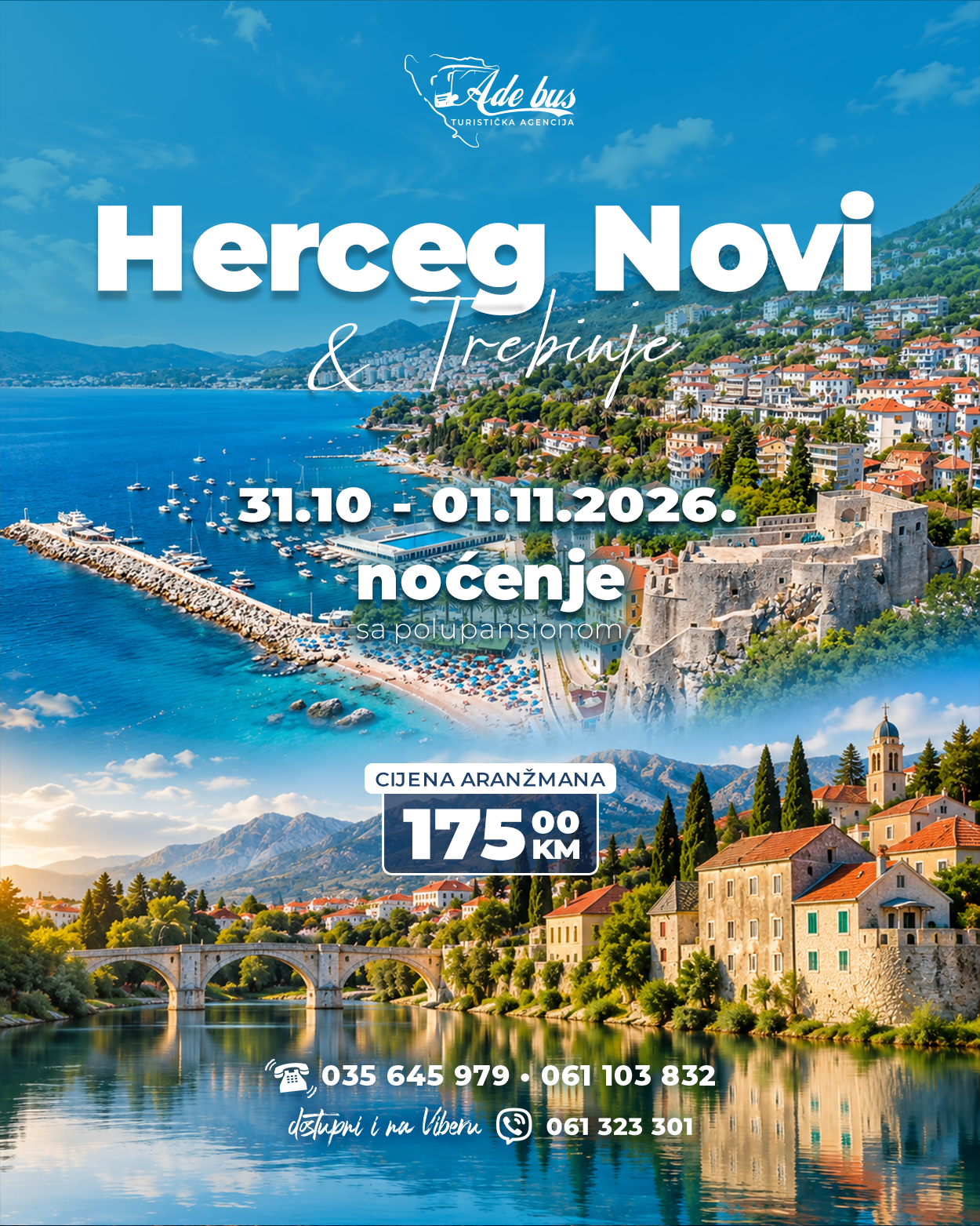 Vikend putovanje: Herceg Novi & Trebinje