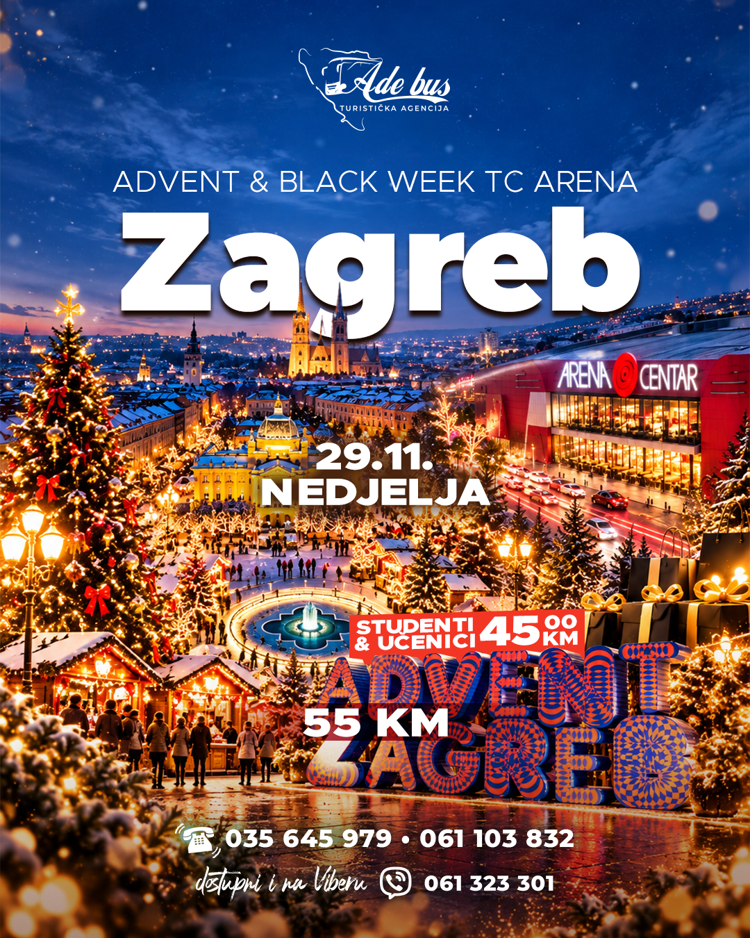 Advent Zagreb + Black Week TC Arena | 29.11.2026